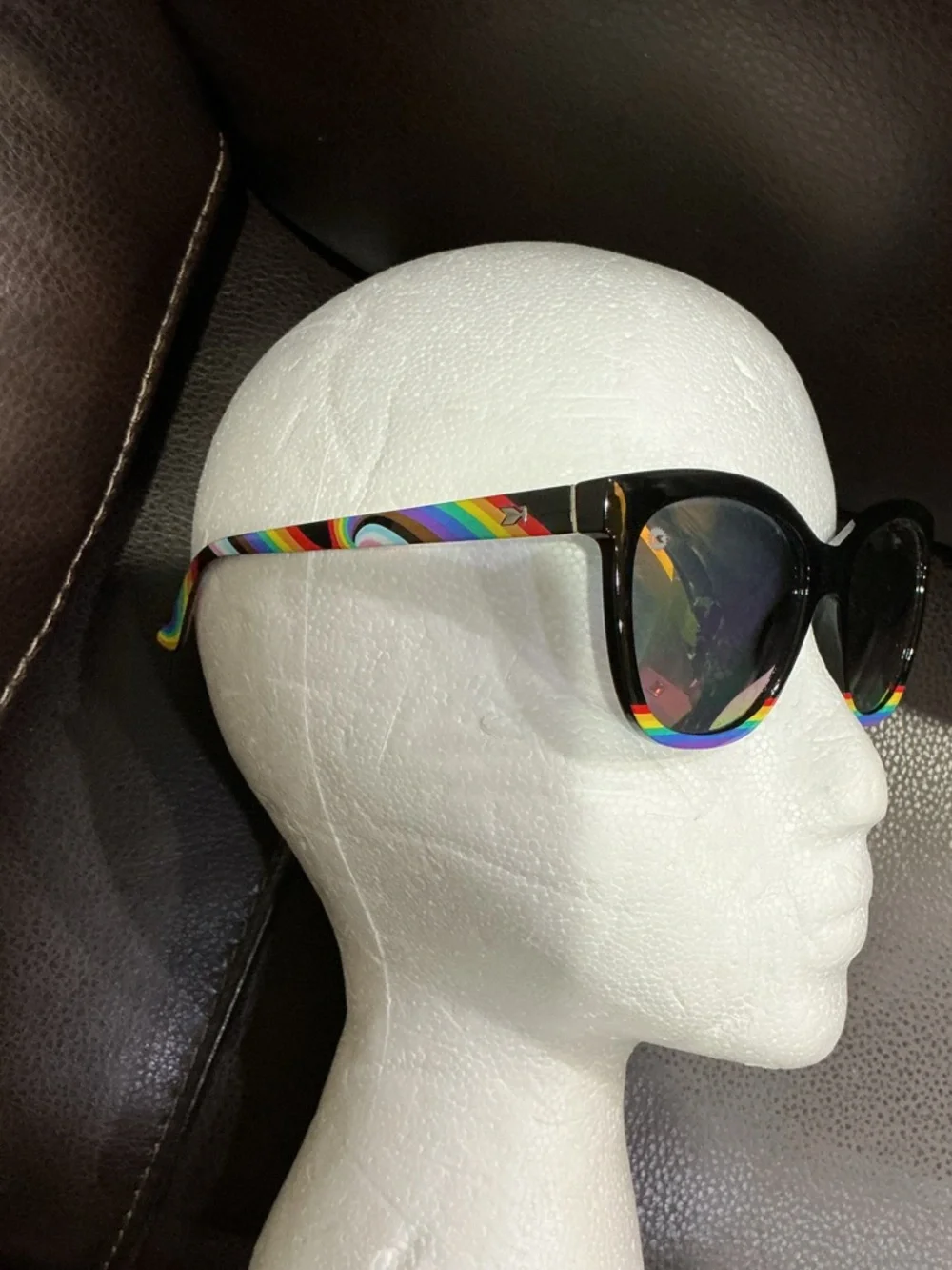 Knockaround Black Rainbow FAST LANES Polarized Sunglasses